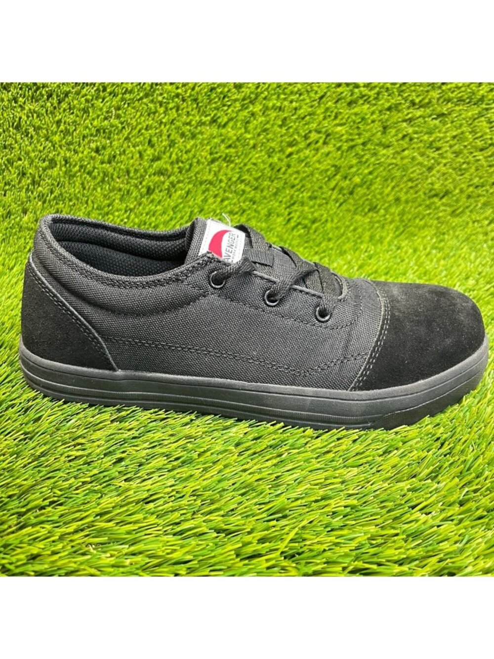Avenger‎ Blade Womens Size 9.5D Black Outdoor Composite Toe Safety Work Shoes